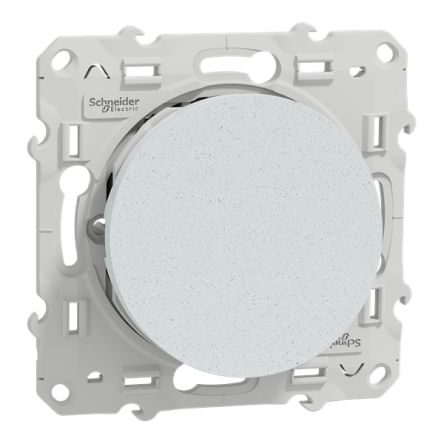 Schneider Electric Odace 2011 Series Push Button Switch, Push to Make, Flush Mount, 250V, IP21D [S510206]; 429-459