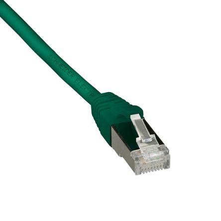 Schneider ElectricActassi, 2m Cat6, Green, F/UTP Shielded, Terminated Polyethylene Sheath [ACTPC6FULS20GR]; 429-473