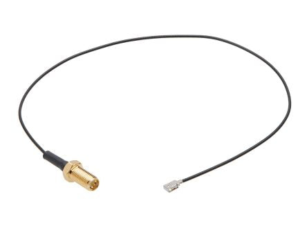 Molex 73230 Series Female SMA to Male IPEX MHF, 308.5mm, RF Coaxial, Terminated50 Ω [732306210]; 429-604
