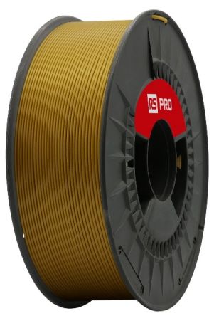 RS PRO 2.85mm Gold PLA 3D Printer Filament, 1kg [0]; 430-159
