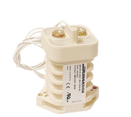 Durakool DEVR10 Contactor, 24 V dc Coil, 1-Pole, 100 A, 5.98 W, NO, 1 kV dc [DEVR10-5071-S8-1024-R1/1]; 431-991