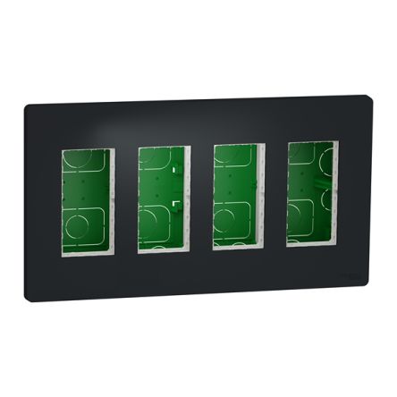 Schneider Electric Unica Anthracite Grey ABS Back Boxes, Flush Mount Mount, 165 x 300 x 62mm [NU174454]; 432-790