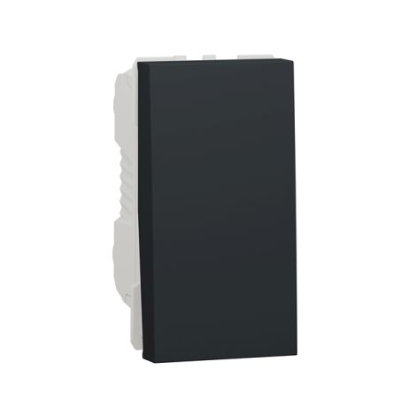 Schneider Electric Anthracite Rocker Light Switch, 2 Way, 1 Gang, Unica [NU316354]; 432-799