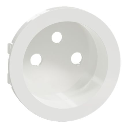 Schneider Electric Odace 2011 White Plug Socket, 2P + E Poles [S520659]; 432-818