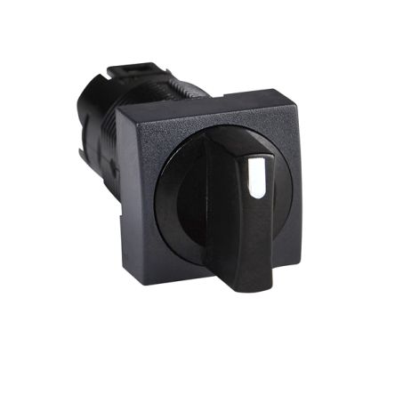 Schneider Electric Harmony Series 3 Position Selector Switch Head, 16mm Cutout, Black Handle [ZB6CD25]; 432-862