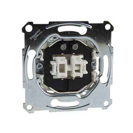 Schneider Electric 1 Way Silver Rocker Switch Grid Module 16A, D-Life Series [MTN3635-0000]; 432-878