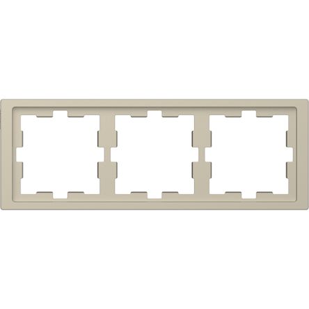 Schneider Electric Brown 3 Gang Frame [MTN4030-6533]; 432-890