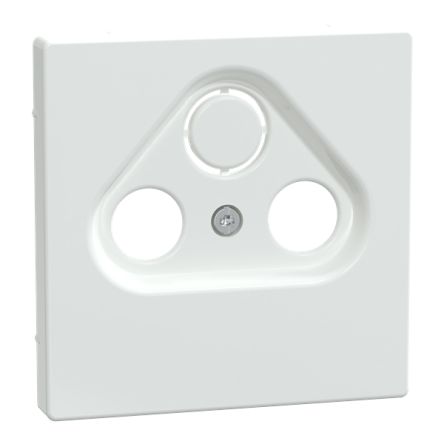 Schneider Electric White 2 Gang Cover Plate [MTN4123-6035]; 432-896