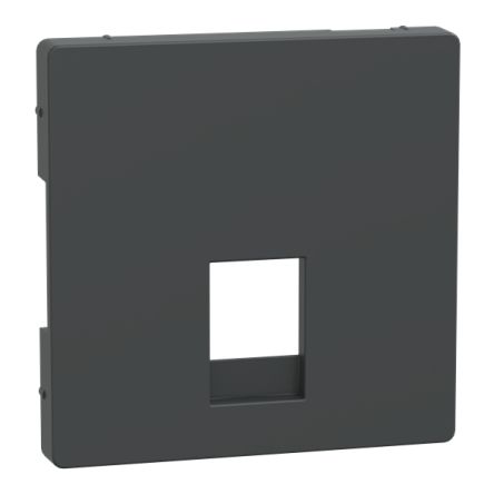 Schneider Electric Anthracite 1 Gang Cover Plate [MTN4215-6034]; 432-899