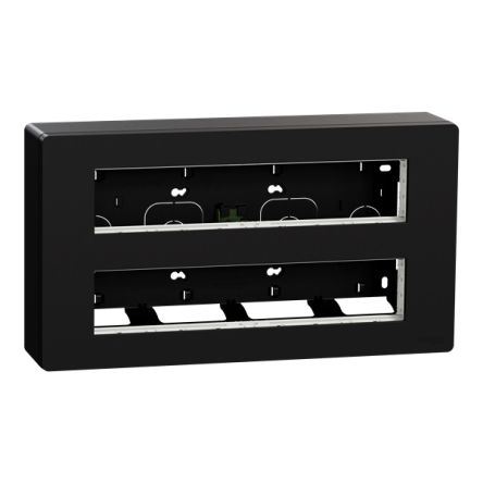 Schneider Electric Unica Anthracite Grey ABS Back Boxes,  Surface Mount, 165 x 300 x 60mm [NU121054]; 432-925