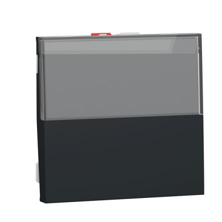Schneider Electric Anthracite Push Button Light Switch, 2 Way, 1 Gang, Unica [NU324654]; 432-934