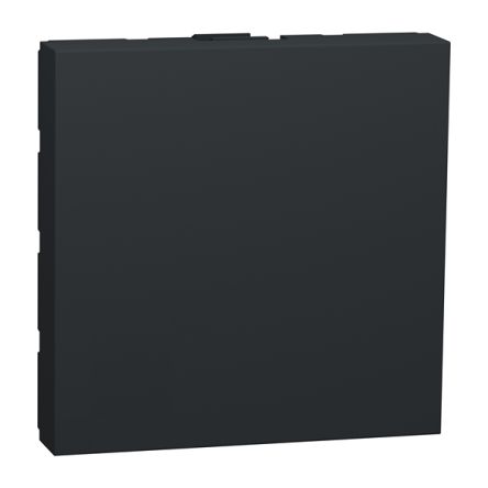 Schneider Electric Unica Series RAL 7021 Thermoplastic Cover Plate for Use with Cover Frames [NU986654]; 432-951