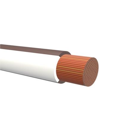 NEMIQ 50994 Series Brown/White 1.5 mm² Hook Up Wire, 1, 38m, PVC Insulation, 50994-38-100 [50994-38-100]; 433-010