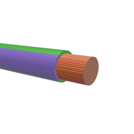 NEMIQ 50994 Series Green/Purple 1.5 mm² Hook Up Wire, 1, 100m, Polyvinylchloride Insulation, 50994-47-100 [50994-47-100]; 433-020