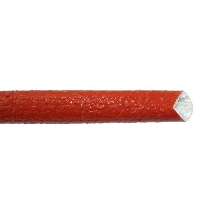 NEMIQ Fiberglass, Silicone Red Cable Sleeve, 6mm Diameter, 100m Length, 355 Series [355.006.5]; 433-054