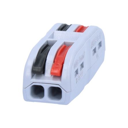 NEMIQ LC Series Lighting Connector, 2-Pole, 4-Way, 32A [LC-2 00840]; 433-086