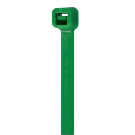 NEMIQ Cable Tie, , 150mm x 3.3 mm, Green Nylon, Pk-100 [PCT-0150-030-GN-100]; 433-120