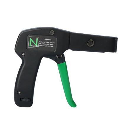 NEMIQ TG Cable Tie Gun, 2.4 → 4.8mm Capacity [TG 008]; 433-184