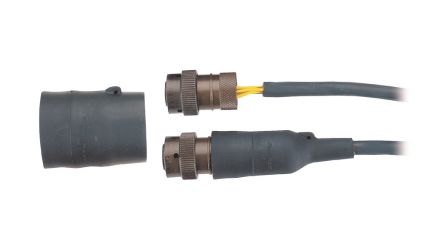 nVent RAYCHEM Adhesive Lined Heat Shrink Tube, Black 25mm Sleeve Dia. x 1.2m Length 2:1 Ratio, 202k32 Series [202K232-25/225-0]; 433-203
