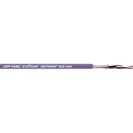Lapp UNITRONIC BUS Series Bus Cable, 4 Cores, 0.75 mm², Screened, 19 AWG, Copper Braid Shield, CAN-Bus Cable [2170270]; 433-367