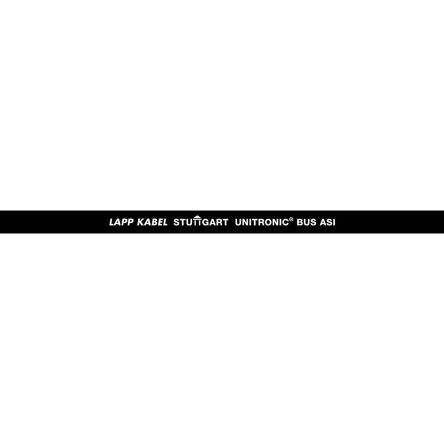 Lapp UNITRONIC BUS Series Bus Cable, 2 Cores, 2.5 mm², Unscreened, 14 AWG, Unshielded Shield, Flat Cable [2170372]; 433-375