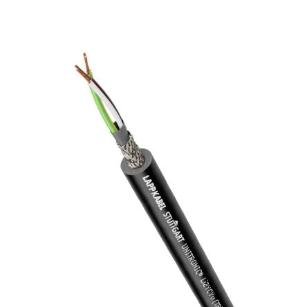 Lapp UNITRONIC Series Data Cable, 4 Cores, 0.34 mm², Screened, 22 AWG, Copper Braid Shield, Unitronic Li2YCY Cable [0031355]; 433-439
