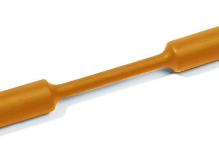 HellermannTyton Heat Shrink Tubing, Orange 9.5mm Sleeve Dia. x 50m Length 2:1 Ratio, TF21 Series [309-20953]; 433-617