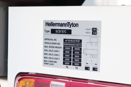 HellermannTyton TAG101-74T1-SET Silver Label, 101.6mm Width, 74mm Height, 250Per Pack Qty [596-90003]; 433-711
