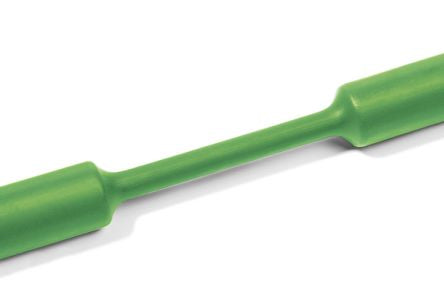 HellermannTyton Heat Shrink Tubing, Green 9mm Sleeve Dia. x 30m Length 3:1 Ratio, TF31 Series [333-30905]; 433-736