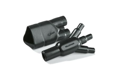 HellermannTyton 3- Way Outlet Shape Black, Polyolefin Cross Linked (POX), 27mm [403-06180]; 433-757