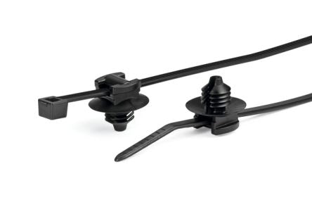 HellermannTyton Cable Tie, 150mm x 3.5 mm, Black Nylon, Pk-500 [150-52690]; 433-774