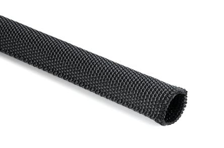 HellermannTyton Polyamide 6 Black Cable Sleeve, 44mm Diameter, 50m Length, HEGWS70 Series [170-01308]; 433-780