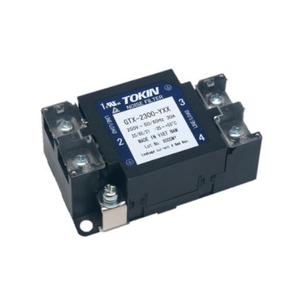 KEMET, GTX 16A 250 V ac Power Line Filter, Screw, Single Phase [GTX-2160-YXX]; 434-235