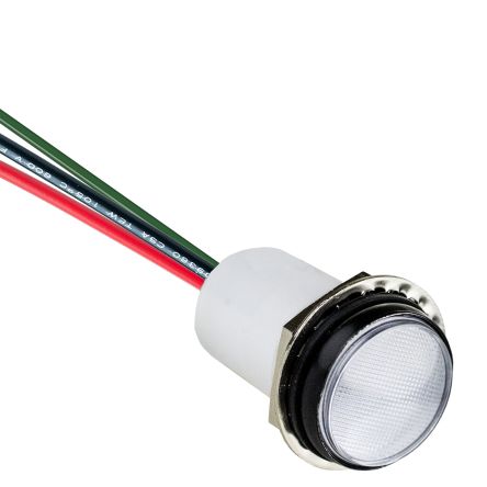 VCC PML50 Series Series Green, Red Panel Mount Indicator, 28V, 17.5mm Mounting Hole Size, Screw Terminal Termination, [PML50RGFVW]; 434-284