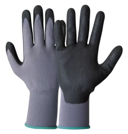 Honeywell Safety GemoMech 664 Black, Grey Nitrile Assembly, Automotive Industry, Construction, Emergency Services Work [066408141E]; 434-423