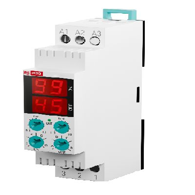 RS PRO DIN Rail Mount Timer Relay, 240V ac, 2-Contact, 0.1 s → 99min, 1-Function, 1NO/1NC [0]; 434-509