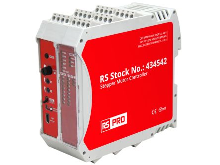 RS PRO Motor Controller, 12 → 48V dc, 2, 4 Phase, 1 → 4.2A, Speed Controller Function, 48V [0]; 434-542