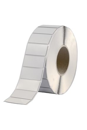 HellermannTyton TAG60-30TDK1 White White Print Label, 60mm Width, 30mm Height, 500Per Pack Qty [596-00569]; 434-615