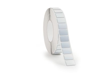 HellermannTyton TAG27-18TDK1 Silver Label, 27mm Width, 18mm Height, 1000Per Pack Qty [596-00578]; 434-616