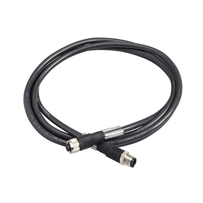 Telemecanique Sensors Straight Female M12 to Straight Male M12 Cable assembly, 2m [TCSMCN1M1F2]; 434-643