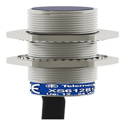 Telemecanique Sensors Inductive Threaded Barrel Proximity Sensor, M12, 4 mm Detection, 2-Wire NO, 12 → 48 V dc [XS612B1DAL2]; 434-673