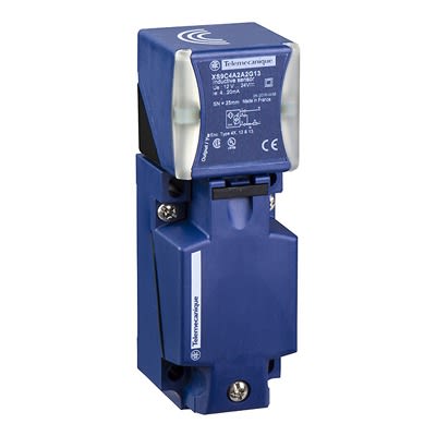 Telemecanique Sensors Inductive Fixed Proximity Sensor, 25 mm Detection, 2-Wire 4-20 mA, 12 → 24 V dc [XS9C4A2A2G13]; 434-689