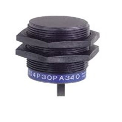 Telemecanique Sensors Inductive Threaded Barrel Proximity Sensor, M30, 15 mm Detection, PNP NO, 12 → 24 V dc [XS4P30PA340]; 434-690