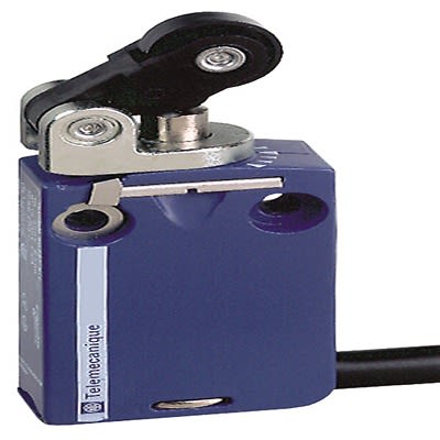 Telemecanique Sensors XCMD Series Roller Lever Plunger Limit Switch, NC, NO, IP66, 2P, Zinc Alloy Housing, 10A Max [XCMD2121L1]; 434-702