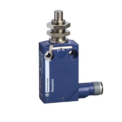 Telemecanique Sensors XCMD Series Plunger Limit Switch, NC, NO, IP66, 2P, Zinc Alloy Housing, 10A Max [XCMD21F0M12]; 434-704