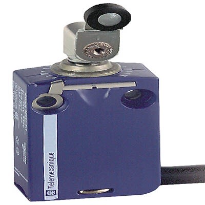 Telemecanique Sensors XCMD Series Roller Lever Limit Switch, NC, NO, IP66, 2P, Zinc Alloy Housing, 10A Max [XCMD2525L1]; 434-705