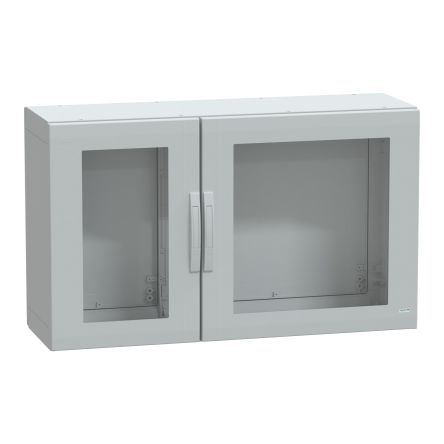 Schneider Electric PanelSeT Series Fibreglass Double Reinforced Polyester Double-Door-Door Floor Standing Enclosure, [NSYPLA7124TG]; 438-772