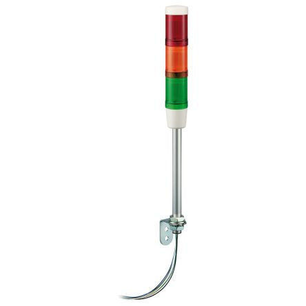Schneider Electric Harmony Series Green, Orange, Red Buzzer Indicator Lamp, 3 Lights, 24 V ac/dc, Vertical [XVMB2R6AGSSB]; 438-851