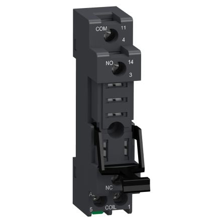 Schneider Electric Harmony Relay RXG 1 Pin 250V Chassis Mount Relay Socket, for use with Relay [RGZE05E]; 438-967