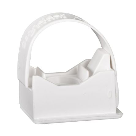 Schneider Electric White Polyamide cable clip, 20mm Max. Bundle [IMT45920]; 438-998